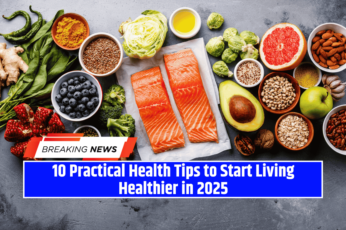 10 Practical Health Tips to Start Living Healthier in 2025