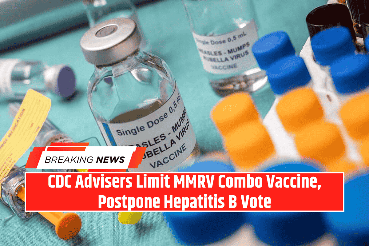 CDC Advisers Limit MMRV Combo Vaccine, Postpone Hepatitis B Vote