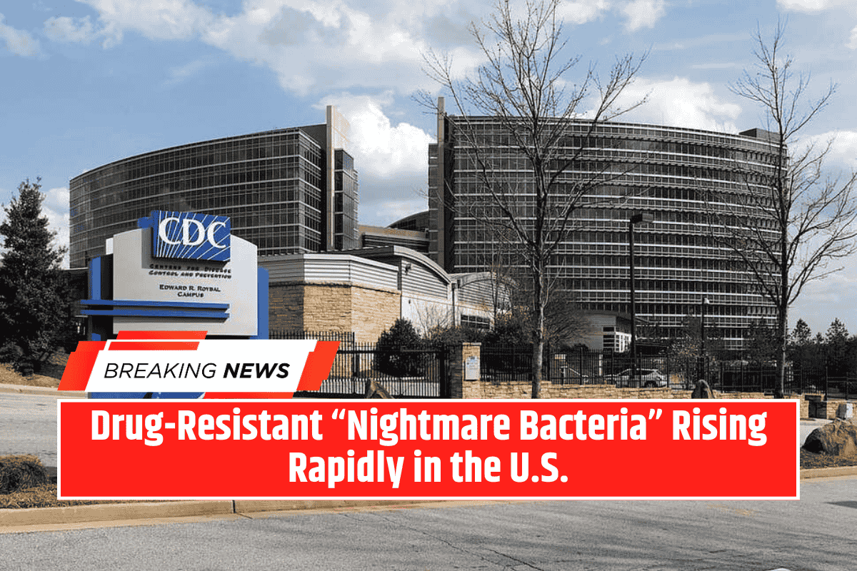 Drug-Resistant “Nightmare Bacteria” Rising Rapidly in the U.S.