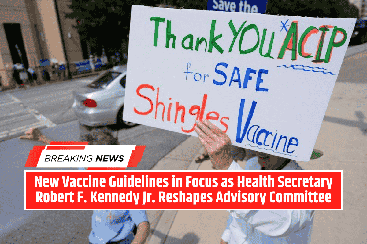 New Vaccine Guidelines in Focus as Health Secretary Robert F. Kennedy Jr. Reshapes Advisory Committee