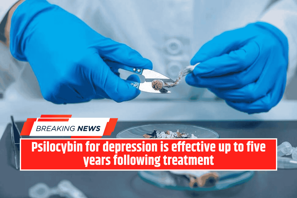 Psilocybin for depression is effective up to five years following treatment
