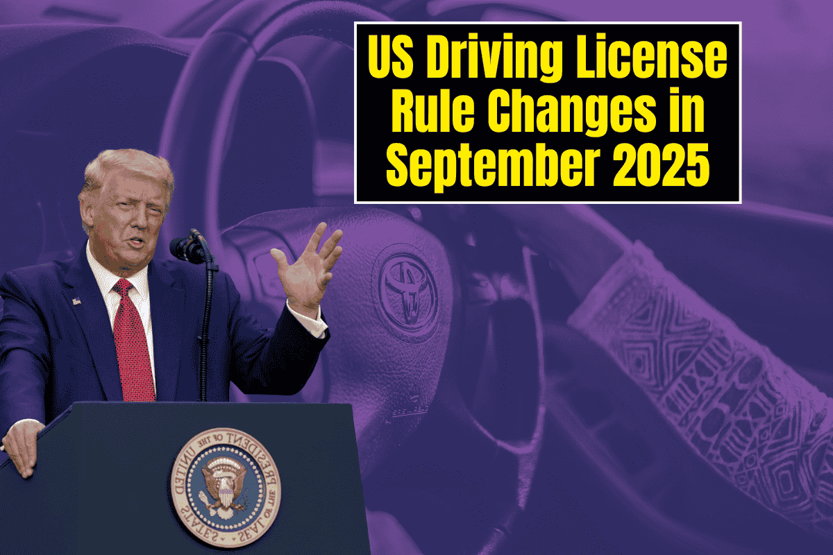 US Driving License Rule Changes in the USA from September 2025